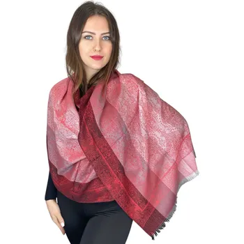 Šál Pašmína - Marceline - červená