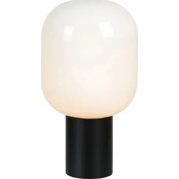 Lampička Markslöjd stolní lampa Brooklyn černá/bílá 44 cm