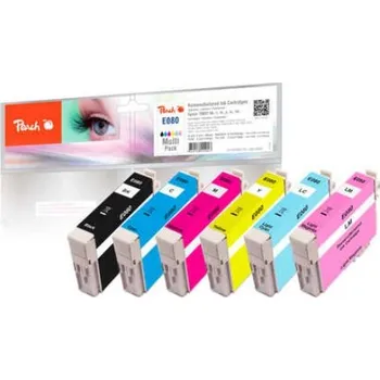 Počítač PEACH kompatibilní cartridge Epson T0807 MultiPack, 6x8,2 ml