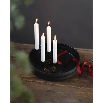 Svícen Keramický svícen Bolmen Black 30 cm