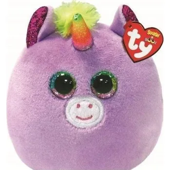 plyšák Plyšová Hračka Ty Squish-a-Boos Rosette jednorožec 8,5 cm přívěsek na klíče