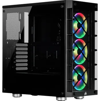 PC skříň Corsair Crystal Series 465X RGB midi tower PC skříň černá
