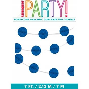 Rozety tmavě modré GIRLANDA