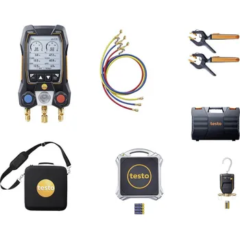 Čerpadlo testo testo 550s - Wärmepumpen-Set S Profesionální sada tepelného čerpadla, tlak, teplota, vakuum, 0564 5000