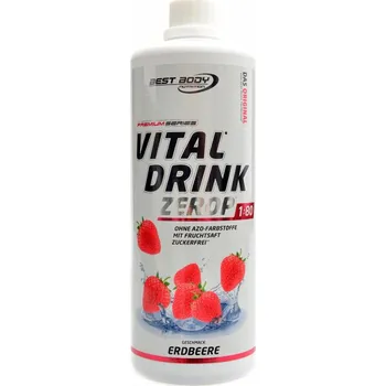 Iontový nápoj Best Body nutrition Vital drink Zerop 1000 ml - jahoda