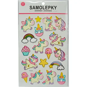 Samolepící dekorace Unicorn (Jednorožci) Samolepky - Baby Jednorožci