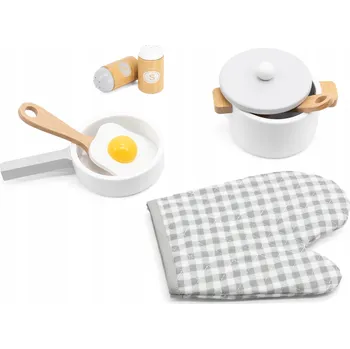 Dřevěná hračka VIGA Dřevěná kuchyňská sada