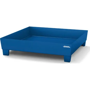 Záchytná vana z oceli, pro 1 sud, 1236 x 1210 x 290 mm