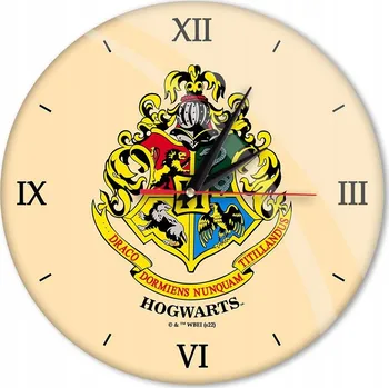 Hodiny NÁSTĚNNÉ HODINY S LESKEM HARRY POTTER 205 HARRY POTTER BÉŽOVÁ