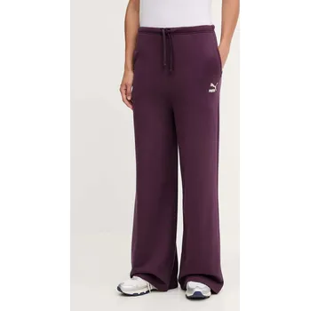 Bavlněné tepláky Puma BETTER CLASSIC 624235 fialová 49X, vel. XS