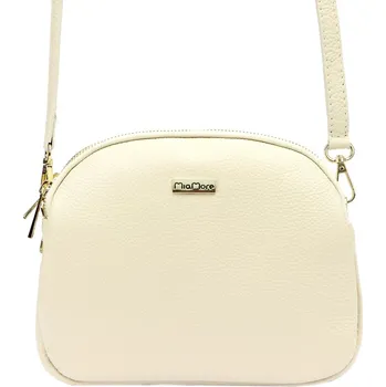 Kabelka Kožená kabelka MiaMore béžová KZ2251322