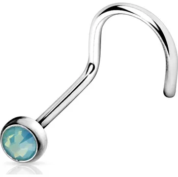 Piercing Šperky4U Zahnutý piercing do nosu - opalit - N01046-G