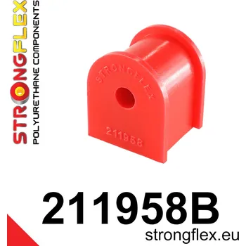 Silentblok nápravy 211958B: Strongflex Silentblok zadního stabilizátoru 10mm Black