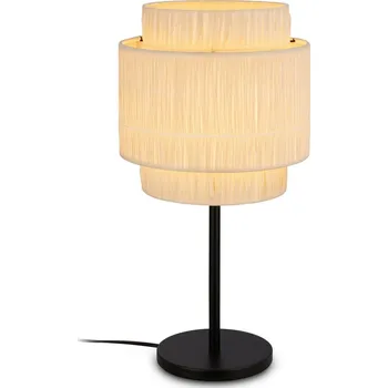 Lampička BRILONER Papper stolní lampa, stínidlo z přírodních vláken, přírodní - BRILONER BRI 7851014