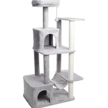 Škrabadlo FLAMINGO Agustin šedé 78x48x135cm