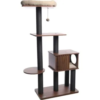 Škrabadlo FLAMINGO Isabela hnědé 91x39x150cm