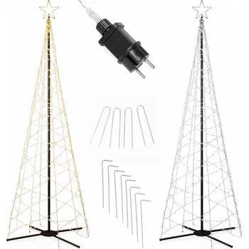 Vánoční dekorace Springos CL4154 VÁNOČNÍ STROM 480 LED 3 M