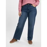 Sinsay - Wide leg džíny s opraným efektem Plus size - námořnická modrá - 244HC-59J - 244HC-59J-48