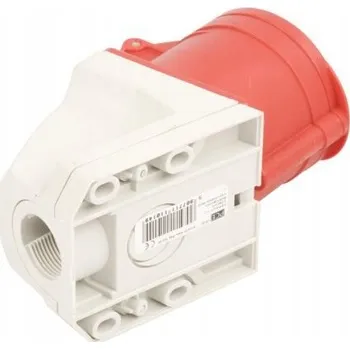 Elektrická zásuvka Elektrická Zásuvka hermetická Pce červená