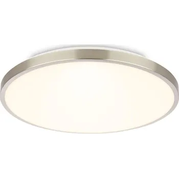 BRILONER Competo stropní svítidlo pr.33 cm - 22W, 2400lm, LED, teplá bílá, matný nikl - BRILO BRILO 3903012