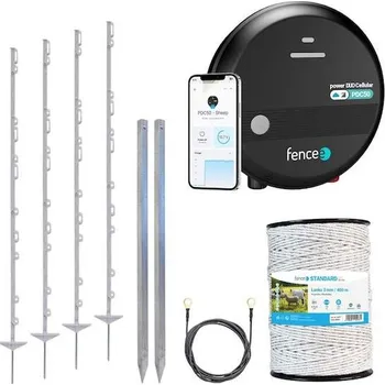 Ohradník Sada elektrického ohradníku pro skot, ovce, kozy a proti lesní zvěři – LTE zdroj DUO – lanko 400 m