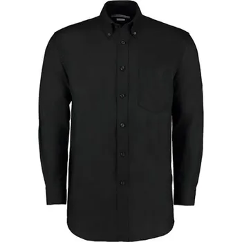 Pánská košile Kustom Kit Pánská košile KK351 Black 37 (S/14H)