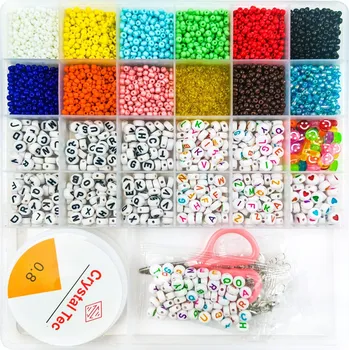 kreativní sada SADA KORÁLKŮ pro VÝROBU NÁRAMKŮ 5000+