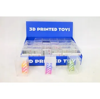 Hračka pro nejmenší HRAČKA BAREVNÁ POHYBLIVÁ SPIRÁLA PRO DĚTI ANTISTRESOVÁ 1 ks