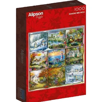 Puzzle Puzzle 1000 dílků Všechna roční období - Chaloupky