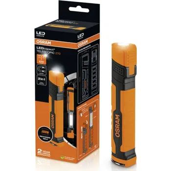 Svítilna OSRAM pracovní svítidlo LEDinspect TELESCOPIC 270, 270 lm, LEDIL419