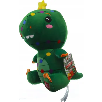 plyšák KAWAII KUTIES PLYŠOVÁ HRAČKA DINOSAURUS A'LA VÁNOČNÍ STROMEK 24 CM - VÁNOČNÍ SÉRIE