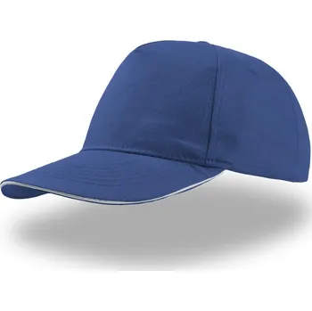 Pracovní přilba Atlantis Headwear Kšiltovka Start Five Sandwich, 5 panelová COT33003984499-green/white Zelená/černá UNI