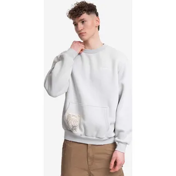 Pánská mikina Bavlněná mikina Karl Kani Chest Signature Destroyed 6029144 šedá 09X, vel. XL