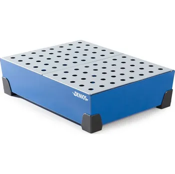 Vana na malé nádoby z oceli, záchytný objem 65 litrů, 774 x 584 x 200 mm, s děrovaným plechem