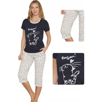 Dámské pyžamo Morella dámské pyžamo bavlna modrá, velikost L