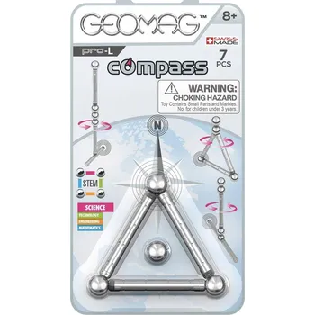 ostatní stavebnice GEOMAG Pro-L Magnetické Stavebnice s kompasem, blistr, 7 ks.