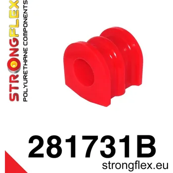 Silentblok nápravy 281731B: Strongflex Silentblok zadního stabilizátoru 21mm Red