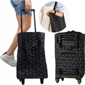 Nákupní taška Nákupní vozík lism) černý polyester