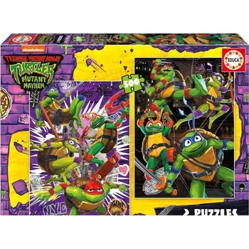 Puzzle Educa Puzzle 1000 dílků Educa Puzzle 2 x 500 dílků Želvy Ninja