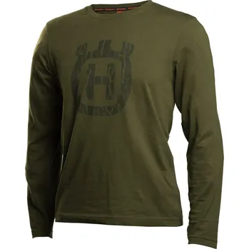 Triko s dlouhým rukávem Bark Camo Husqvarna vel. S
