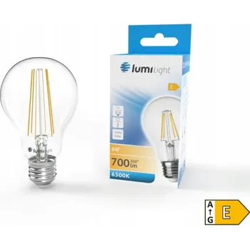 Žárovka LED ŽÁROVKA E27 6W FILAMENT RETRO DEKORATIVNÍ STUDENÁ BÍLÁ