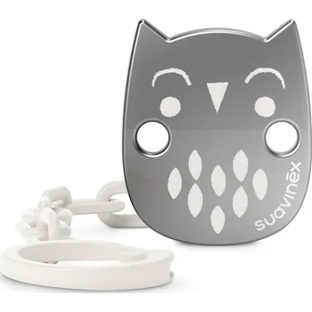 klip na dudlíky SUAVINEX Bonhomia Klip na dudlík Bílý