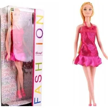 Panenka Beryl Fashion růžová šaty s volánkem