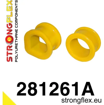 Silentblok nápravy 281261A: Strongflex Silentblok uložení řízení varianta SPORT 50mm Yellow