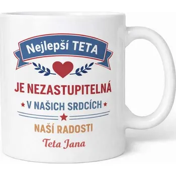 Hrnek pro tetu 9 - bílý