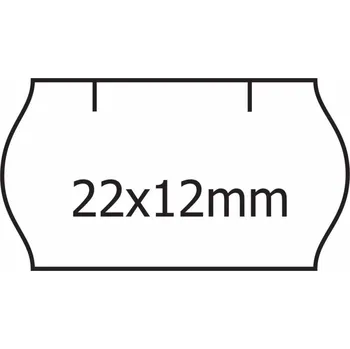 Samolepící etiketa Cenové etikety 22 x 12 CONTACT bílá (44)