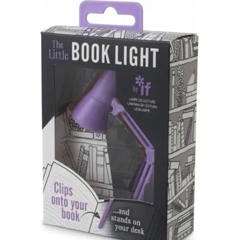 Lampička The Little Book Light Lampička na knihu liliová