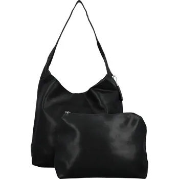 Kabelka Trendy dámská koženková kabelka na rameno Karix, černá