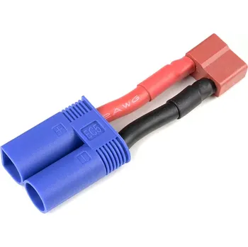 RC náhradní díl Revtec Konverzní kabel Deans baterie - EC5 přístroj 12AWG