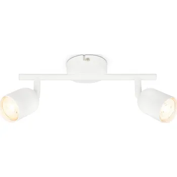 BRILONER Bodové svítidlo Spot, 27,5 cm, 2x GU10, max. 9W, bílé - BRILO BRILO 2145026
